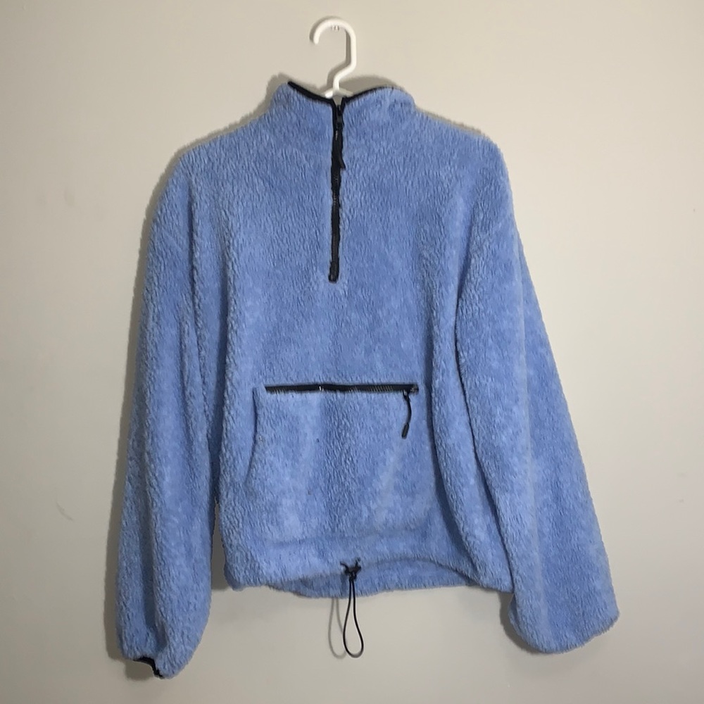 No Boundaries - Teddy Pullover Jacket - Light Blue - Size L